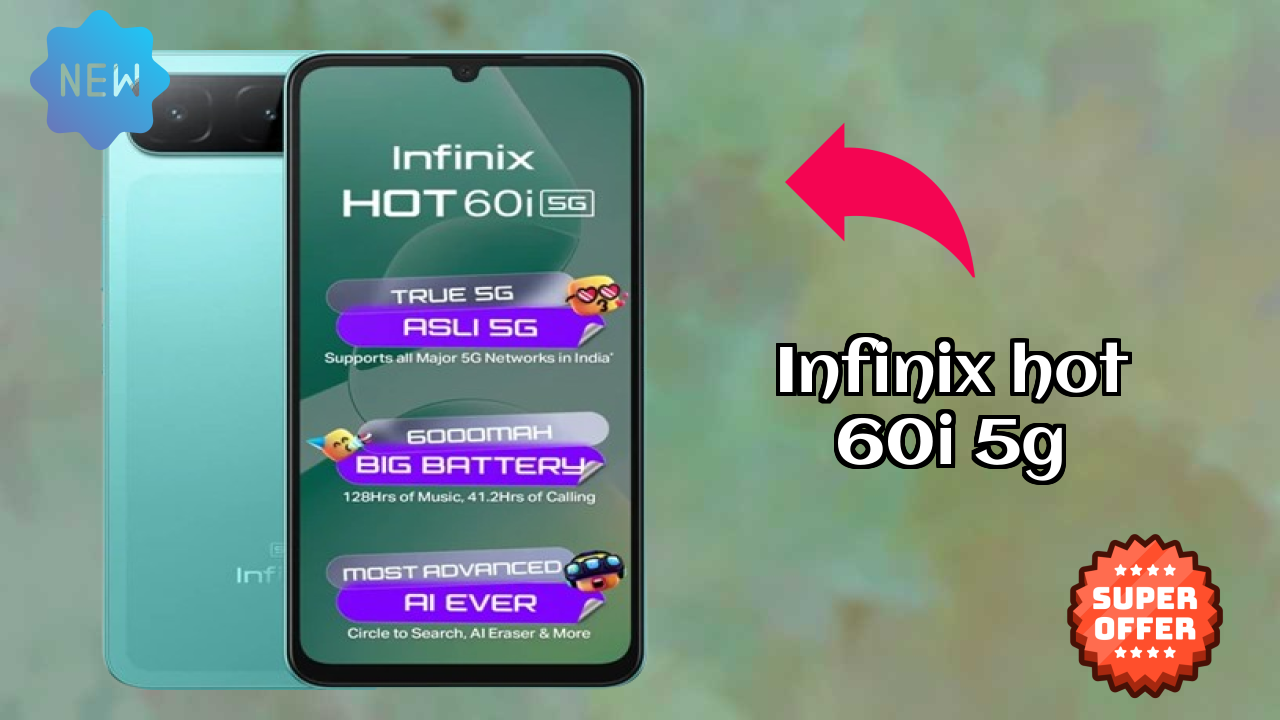 Infinix Hot 60i 5G Gaming Benchmarks: MediaTek Dimensity 6400 FPS Test
