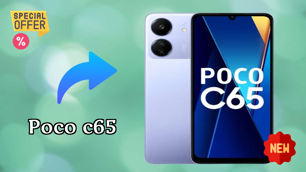 POCO C65 Display Size: 6.74 Inches (17.12 Cm) Screen Quality