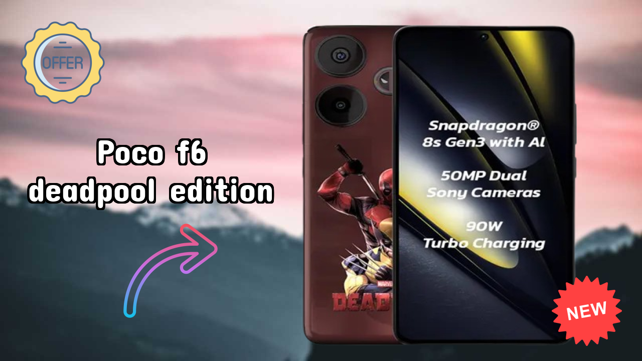 POCO F6 Deadpool Edition Battery Life: 5000 MAh Charging Time