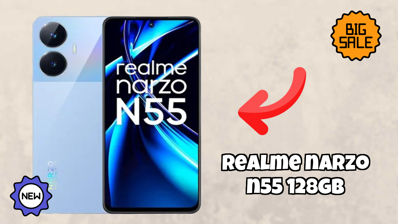 Realme Narzo N55 128GB Display Technology: IPS LCD Review