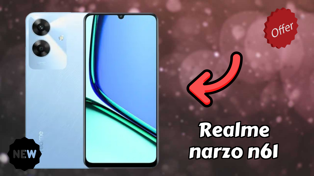 Realme Narzo N61 Display Technology: IPS LCD Quality