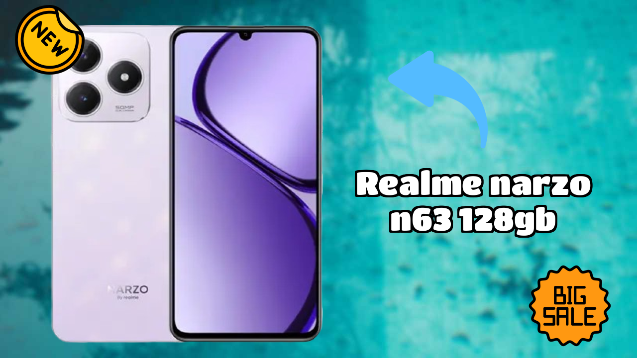 Realme Fans: Realme Narzo N63 128GB Now Available at Just ₹8,202
