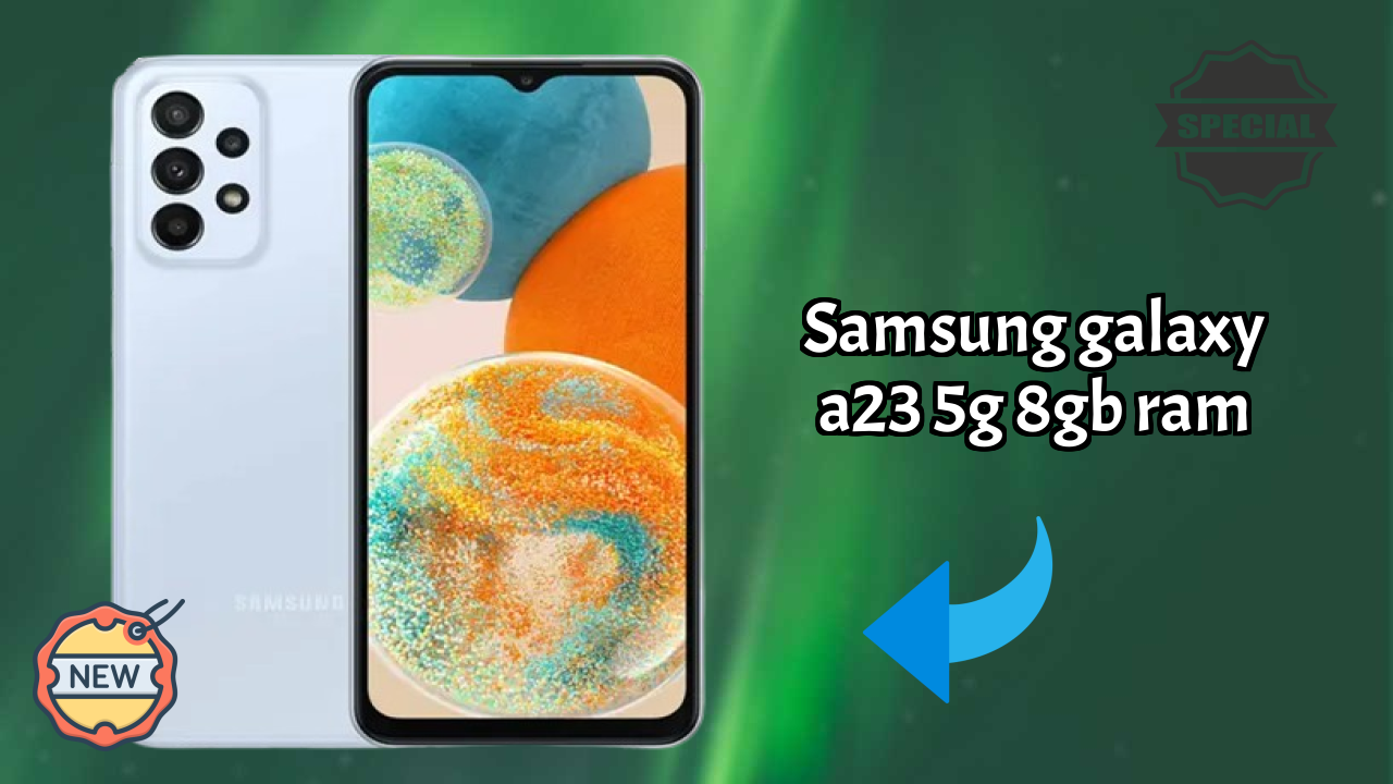 Samsung Galaxy A23 5G 8GB RAM Display Analysis: 6.6 Inches (16.76 Cm) Screen