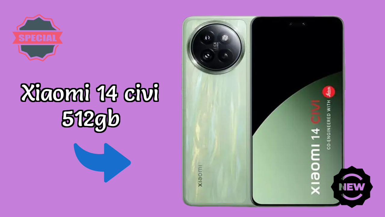 Xiaomi 14 Civi 512GB Display Quality: 6.55 Inches (16.64 Cm) Screen