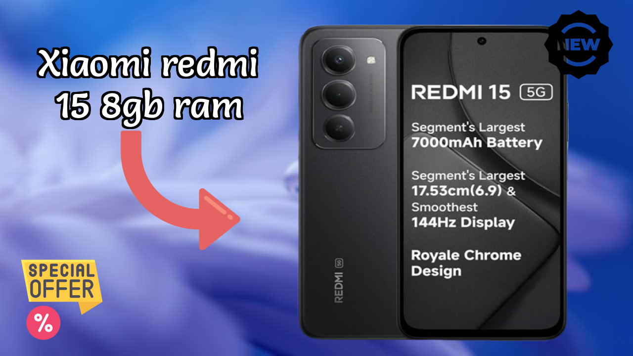 Xiaomi Redmi 15 8GB RAM Review: 8 GB RAM Gaming Performance